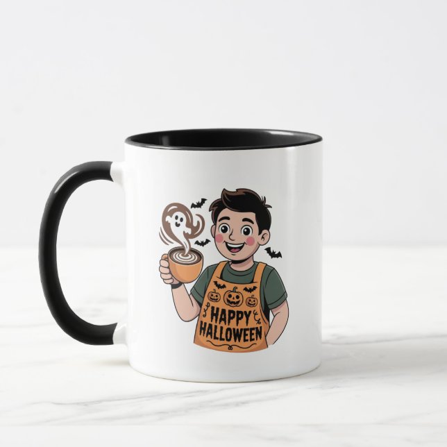 Coffee Älskare Ghost Mugg (Vänster)