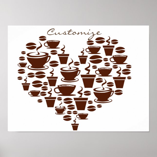 Coffee Älskare Heart Thunder_Cove Poster (Framsidan)