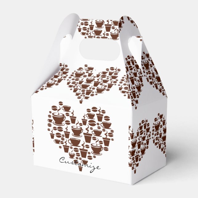 Coffee Älskare Heart Thunder_Cove Presentaskar (Framsidan Sidan)