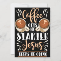 Coffee Älskare-kaffe får mig att börja Jesus
