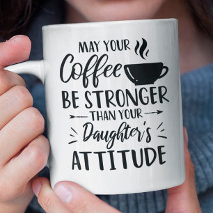 Coffee Älskare LUNT Mamma med dotters attityd Kaffemugg