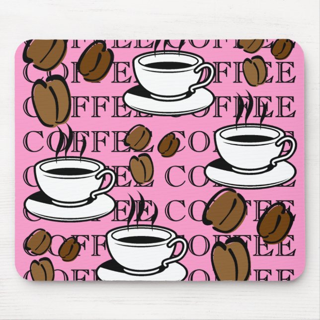 Coffee Älskare Mousepad Musmatta (Framsidan)