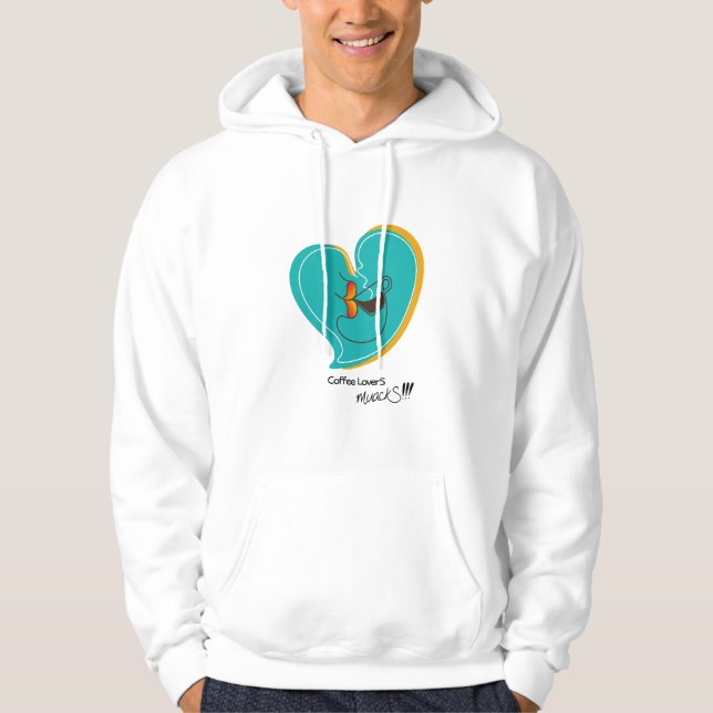 Coffee Älskare muackS-Espresso Hoodie (Framsida)