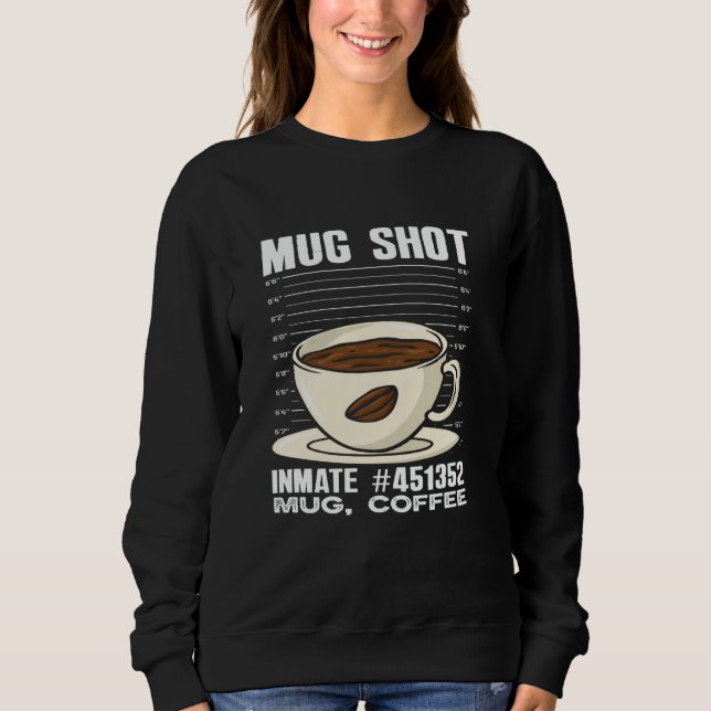 Coffee Älskare Mugg Shot Inmate #451352 T Shirt (Framsida)