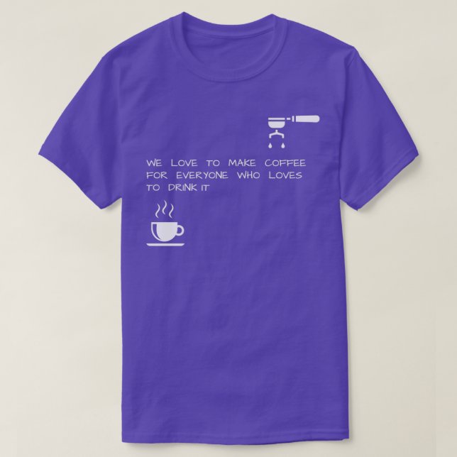 Coffee Älskare Pro Barista Positive Attitude Gift T Shirt (Design framsida)