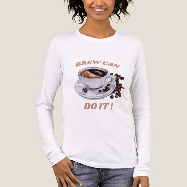 Coffee Älskare Pun Gift Brew T Shirt (Framsida)