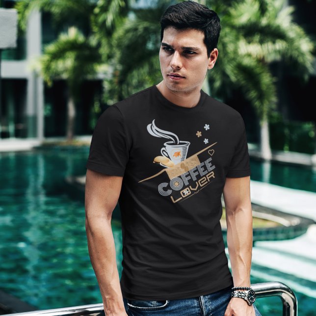 Coffee Älskare som har designerats T Shirt (Skapare uppladdad)