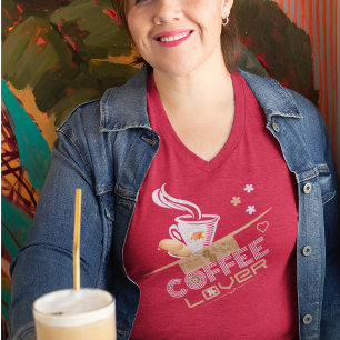 Coffee Älskare som har designerats T Shirt