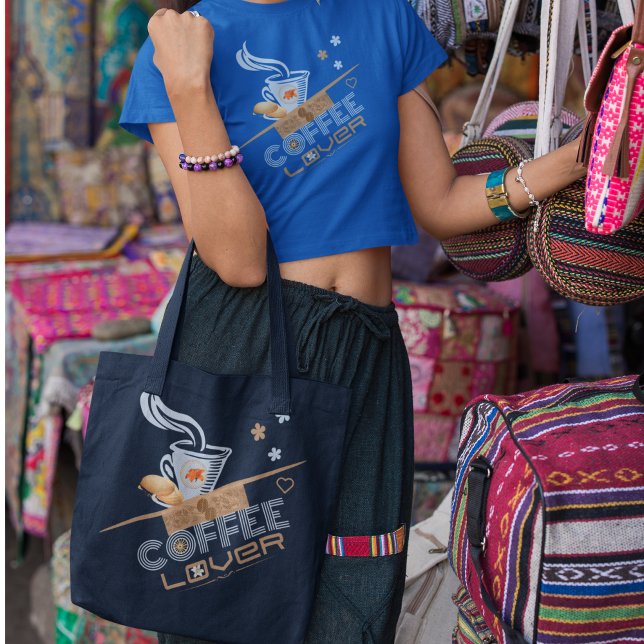 Coffee Älskare som har designerats Tygkasse (Skapare uppladdad)