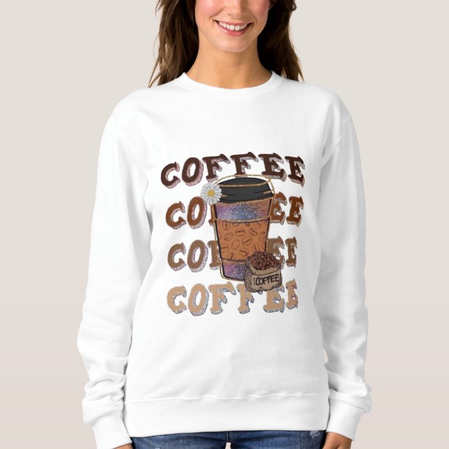 Coffee Älskare T Shirt (Framsida)
