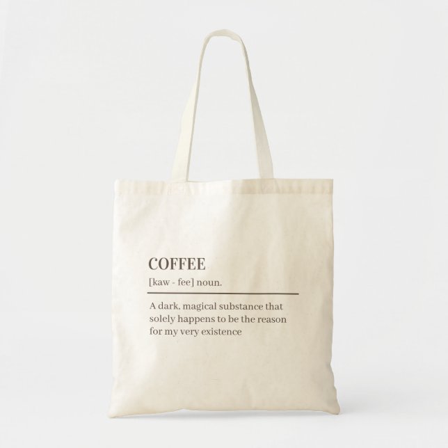 Coffee Älskare Tote Bag Tygkasse (Framsidan)