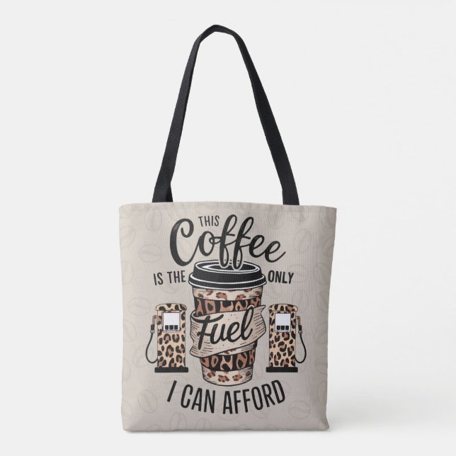 Coffee Älskare Tote Bag Tygkasse (Baksida)