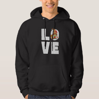 Coffee And Books Teacher Gnome For Women Love Teac Hoodie