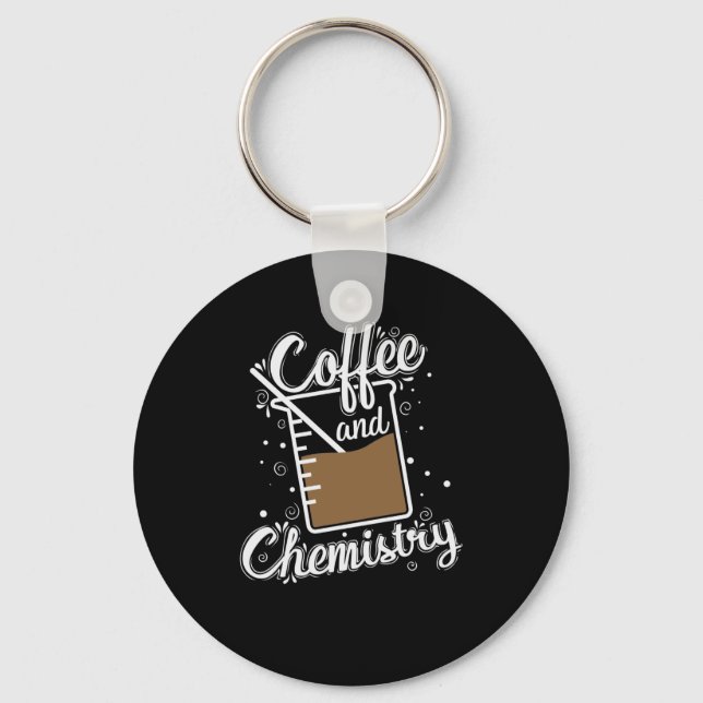 Coffee and Chemistry Messbecher im Labor Nyckelring (Framsida)