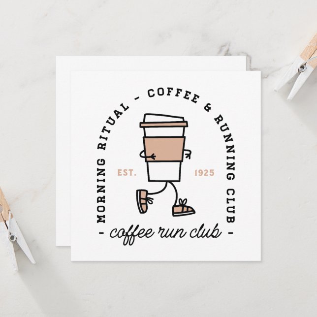 Coffee and run club brunch running lovers funny (Fram/Back In Situ)