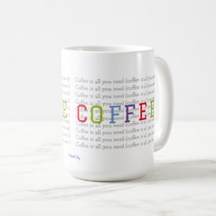 COFFEE (är allt du behöver) - En minister från Mug Kaffemugg