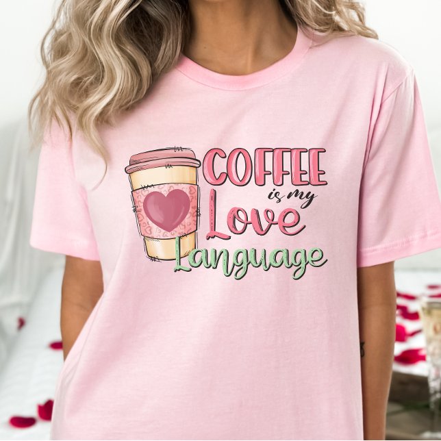 Coffee är min Valentine.. T Shirt (Skapare uppladdad)