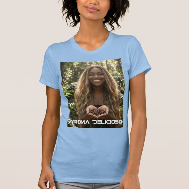 COFFEE - AROMA DELICIOSO T SHIRT (Framsida)