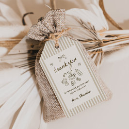 Coffee Baby brygger Baby Shower Presentetikett