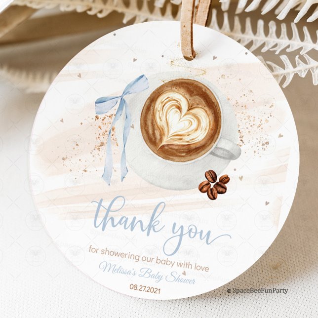 Coffee baby shower Is Brewing bow Gåvor Etiketter (Coffee baby,is brewing shower,invitation,welcome sign,board yard,decorations,Coffee baby shower,game)
