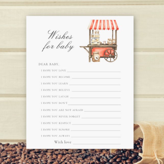 Coffee baby shower - wishes for baby (Skapare uppladdad)