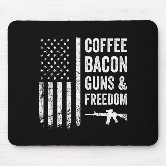 Coffee Bacon Guns &amp; Dom - Bbq Grill Funny Gun  Musmatta (Framsidan)