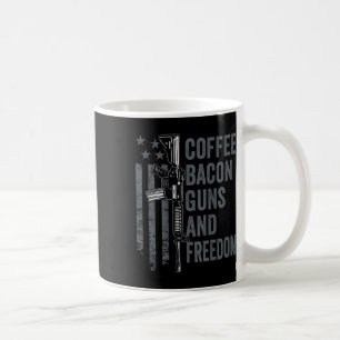 Coffee Bacon Guns& Freedom - Bbq Grill Pro Gu Kaffemugg