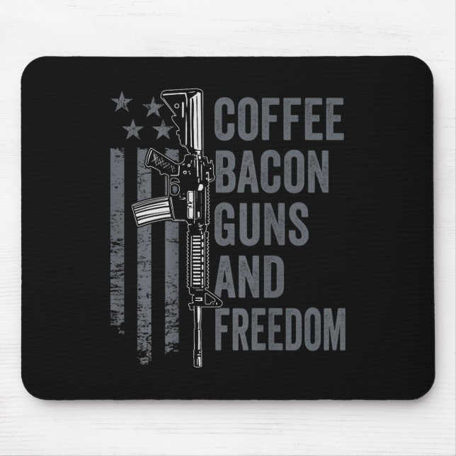 Coffee Bacon Guns&amp; Freedom - Bbq Grill Pro Gu Musmatta (Framsidan)