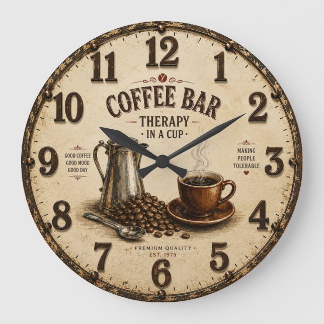 Coffee Bar Stor Klocka (Framsida)