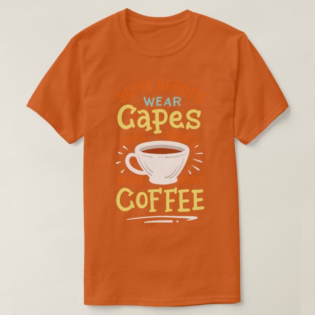 Coffee Barista Coffee Maker T Shirt (Design framsida)