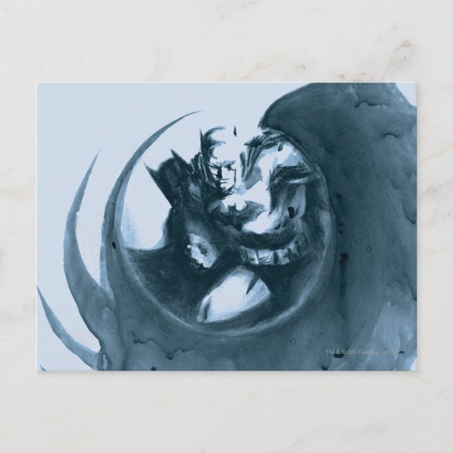 Coffee Batman Vykort (Framsida)