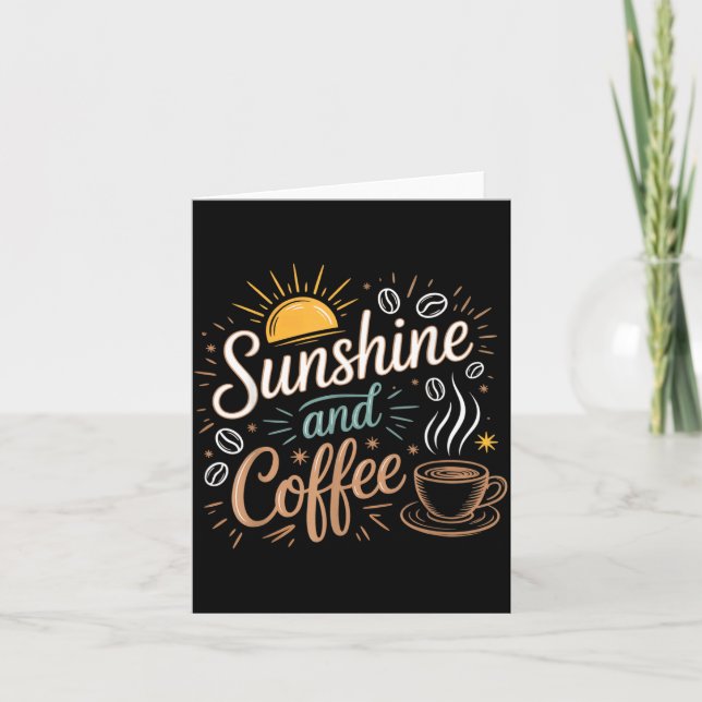 Coffee Beach Repeat Sommar Hawaii Solsken och Kort (Framsida)