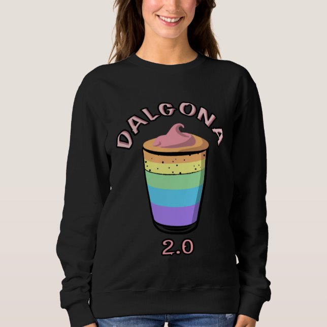Coffee Bean Barista Drink Men Woman Child Dalgona  T Shirt (Framsida)