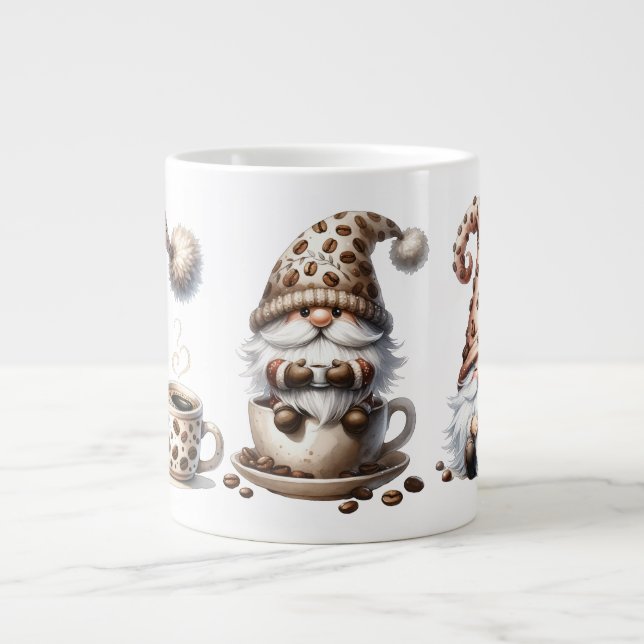 Coffee Bean Gnomes Jumbo Mugg (Framsidan)