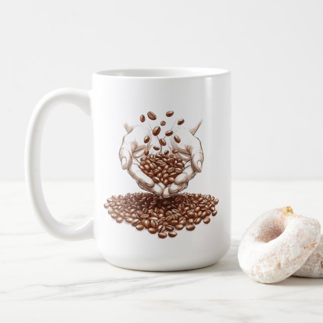 Coffee Bean Kaffemugg (Med munk)