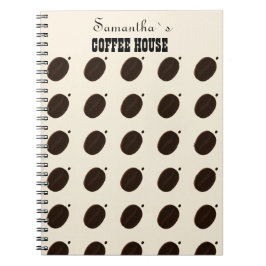 Coffee Bean Märkesverksamhet Professionell  Anteckningsbok