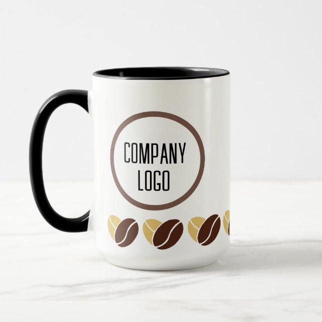 Coffee Bean Mug-editable for Company Gifts Mugg (Vänster)