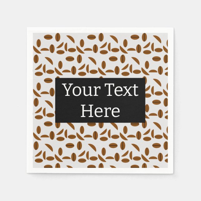 Coffee Bean Pappersservett (Framsidan)