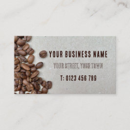Coffee Bean Visitkort