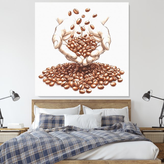 Coffee Beans Canvastryck (Insitu (sovrum))