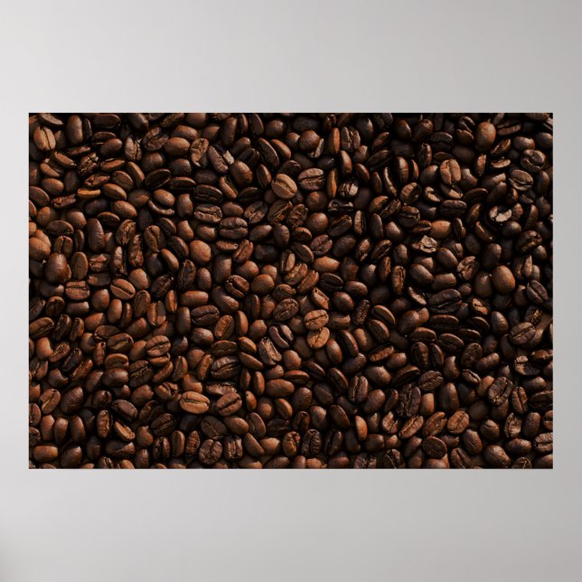 Coffee Beans Struktur Poster (Framsidan)