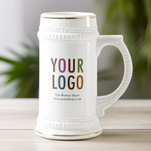 Coffee Beer Stein Anpassningsbar Company Logotyp P