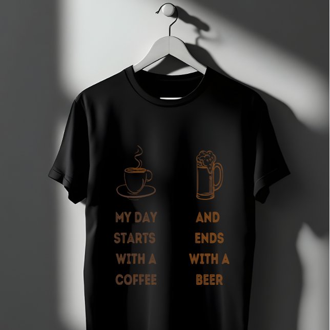 Coffee Beer T Shirt (Skapare uppladdad)