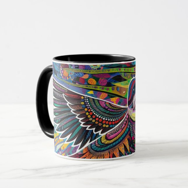 coffee bird mug mugg (Framsida vänster)