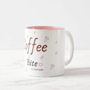 Coffee Bite Liquid Gold, minimalistisk kaffemugg
