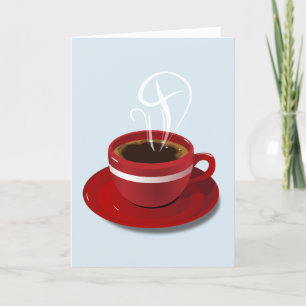 COFFEE BLANK TILLFÄLLEN GREETARD TACK KORT