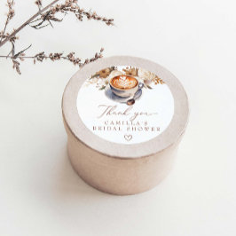 Coffee Boho Möhippa Runt Klistermärke