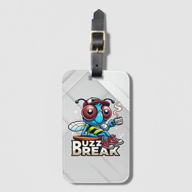 Coffee Break Buzz Bagagebricka (Framsida vertikal)