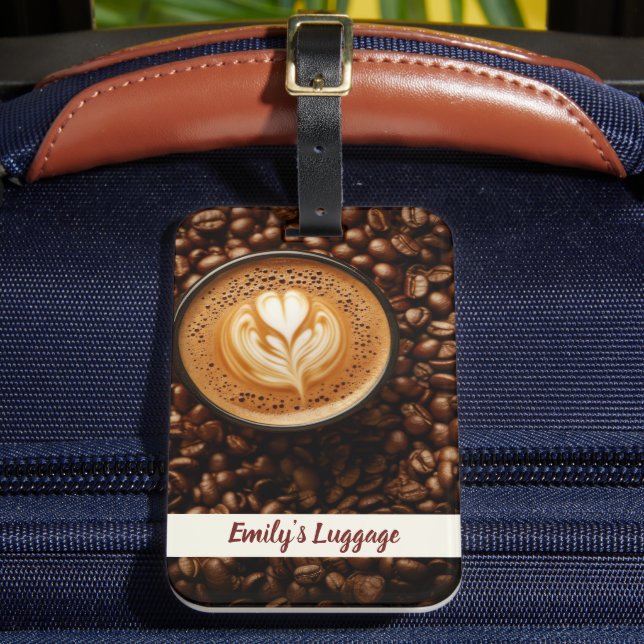 Coffee Break Namn Bagagebricka (Framsida Insitu 2)