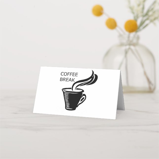Coffee Break Placeringskort (Framsida)